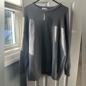 Old Navy Gray Loose Textured Pull Over Tunic Sweater XL